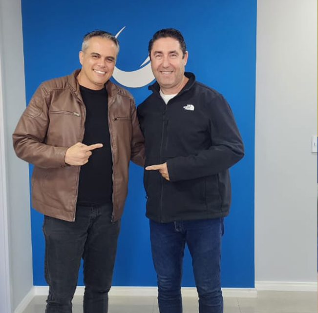 Anderson Dove com Zé Rubens, franquia Guia SE